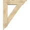 Ekena Millwork Traditional Traditional Rough Sawn Bracket w/ Offset Brace, Douglas Fir, 8"W x 32"D x 40"H BKT0806X32X40TRA01RDF - alternate 4